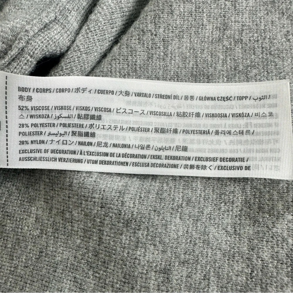 A&F Gray Short Sleeve Sweater - Picture 4 of 7